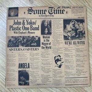 John & Yoko Plastic Ono Band - Sometimes In New York Vinyl Record